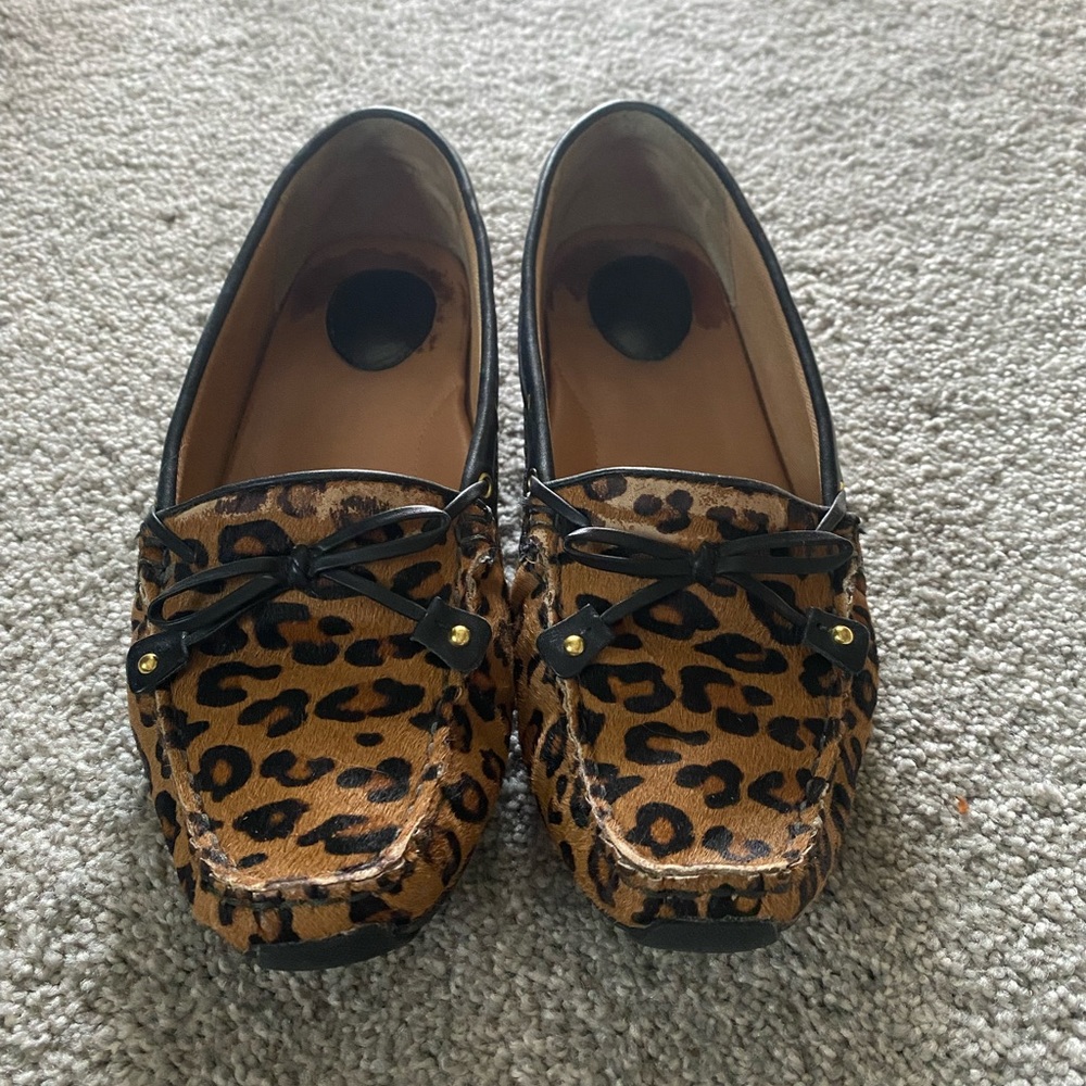 Clarks Animal Print Loafers Size 8.5